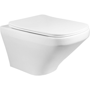 Унитаз подвесной BOND Cube F11-10 безободковый, с микролифтом