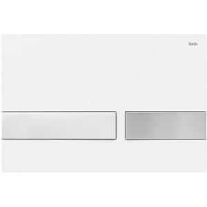 Кнопка смыва IDDIS Unifix UNI06WCi77 006, белая/хром