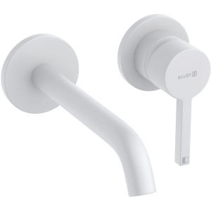 Смеситель для раковины Kludi Nova Fonte Pura 202445315 белый матовый