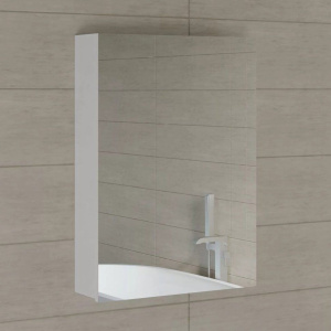 Зеркало-шкаф SanStar 40 универсальное, белое