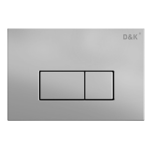 Кнопка смыва D&K Rhein, матовая хром