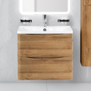 Тумба с раковиной BelBagno Acqua 60 подвесная, rovere rustico Тумба с раковиной BelBagno Acqua 60 подвесная, rovere rustico