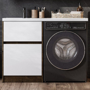 Тумба с раковиной AQUATON Лондри 60 L, дуб рустикальный, белый Тумба с раковиной AQUATON Лондри 60 L, дуб рустикальный, белый