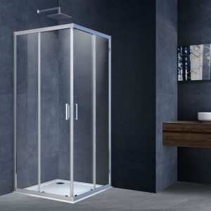 Душевой уголок Vincea Alpha VSS-3AL900CL 90x90, профиль хром, стекло прозрачное