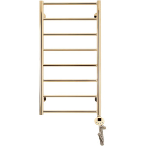 Полотенцесушитель электрический Domoterm Медея П8 40x80, золото, R