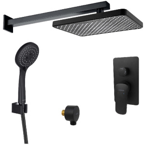 Душевая система Aquatek Вега AQ1072MB черный Душевая система Aquatek Вега AQ1072MB черный