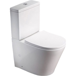 Унитаз-компакт SantiLine SL-5014 безободковый, с микролифтом Унитаз-компакт SantiLine SL-5014 безободковый, с микролифтом