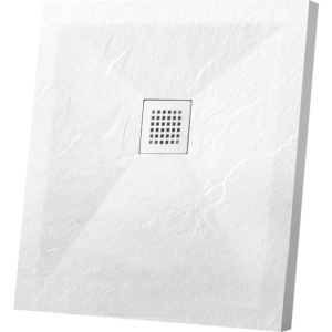 Поддон для душа Vincea VST-4SR9090W 90x90 белый матовый, с сифоном