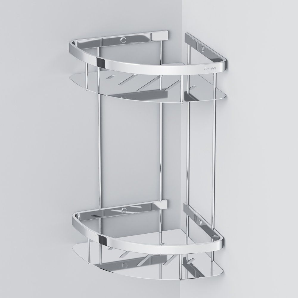 Купить Полка AM.PM Sense L A7454200 2-ярусная, хром в Москве с доставкой Полка AM.PM Sense L A7454200 2-ярусная, хром