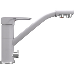 Смеситель для кухни Ulgran Quartz UQ-010 платина