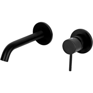 Смеситель для раковины Remer X Style X15P С ВНУТРЕННЕЙ ЧАСТЬЮ, черный матовый