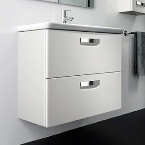 Тумба с раковиной Roca Gap 60 белый глянец Тумба с раковиной Roca Gap 60 белый глянец