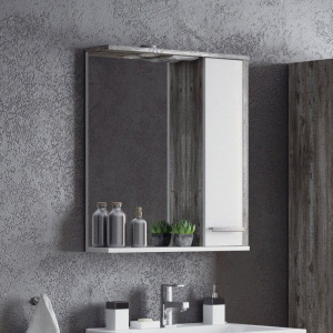 Зеркало Corozo Лорена 75, R, антик, с подсветкой Зеркало Corozo Лорена 75, R, антик, с подсветкой