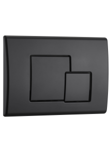 Кнопка черная матовая нажимная для инсталляции Квадратная WeltWasser MARBERG 507 SE MT-BL (10000010239)