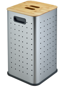 Корзина для белья Матовая сталь WeltWasser NANSY MT 55L (10000013379)