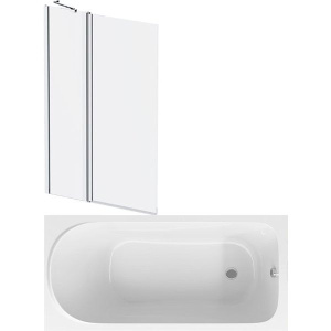 Акриловая ванна AM.PM Sense 170x70 см, с каркасом, со шторкой