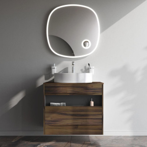 Мебель для ванной AM.PM Func 80 дуб крафт, со столешницей, раковина M8FWCC20561WG Мебель для ванной AM.PM Func 80 дуб крафт, со столешницей, раковина M8FWCC20561WG