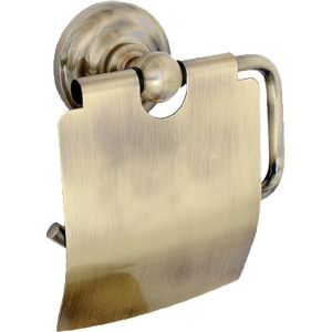 Держатель туалетной бумаги Fixsen Retro FX-83810 с крышкой