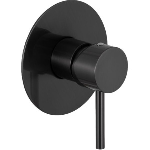 Смеситель для душа Remer X Style X30L С ВНУТРЕННЕЙ ЧАСТЬЮ, чёрный брашированный хром