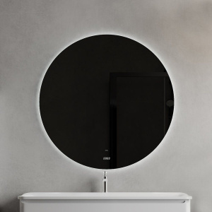 Зеркало круглое Raval Solo 100, с подсветкой и часами