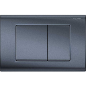 Кнопка смыва Aquatek KDI-0000033 оружейная сталь Кнопка смыва Aquatek KDI-0000033 оружейная сталь