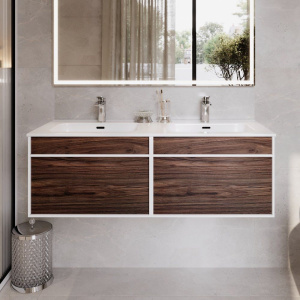 Тумба с раковиной STWORKI Вестервик 120 орех каньон