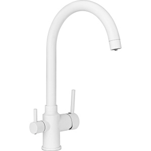 Смеситель для кухни Славен Город Д СЛ-ОД-Д74 белый