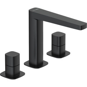 Смеситель для раковины Wasserkraft Nuthe 9135 черный soft-touch