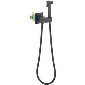 Гигиенический душ со смесителем Aquatek Лира AQ1025MB черный