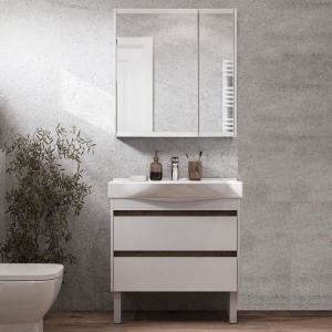 Мебель для ванной AQUATON Нортон 65, подвесная, белый глянец