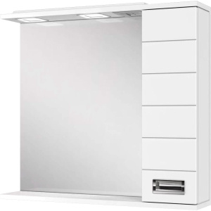 Зеркало Домино Cube R 65 с подсветкой Зеркало Домино Cube R 65 с подсветкой