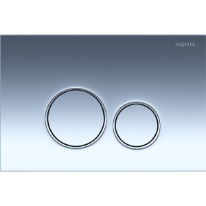 Кнопка смыва Акватек KDI-0000018 хром