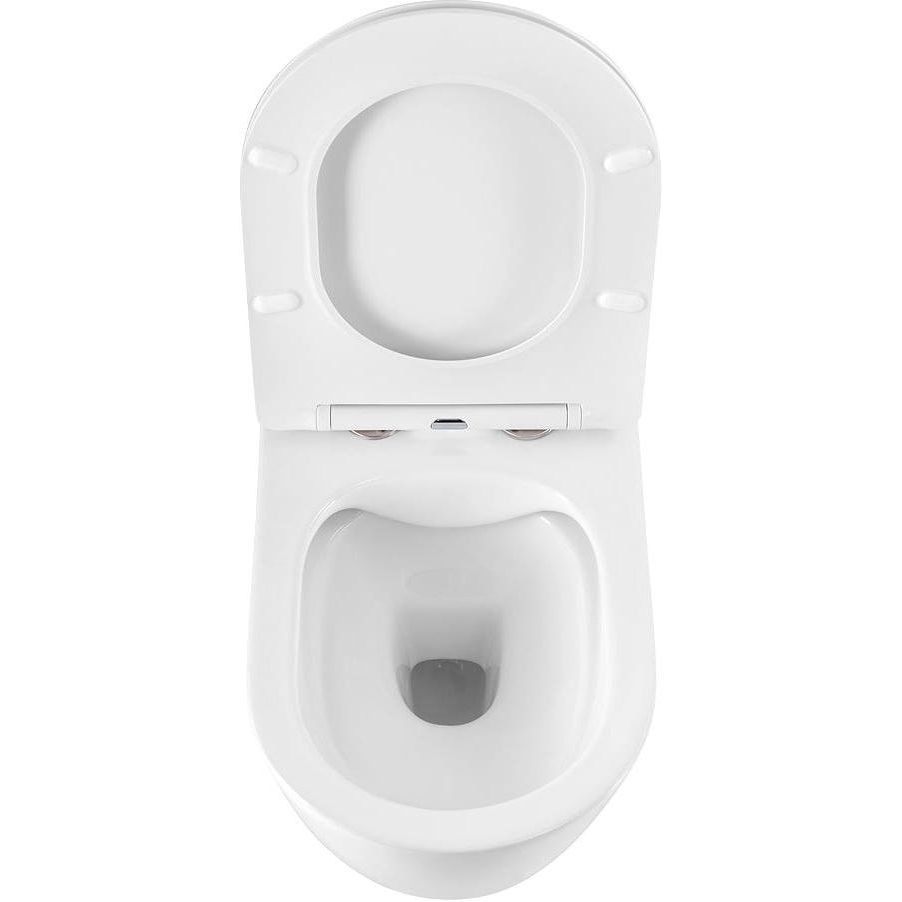 Купить Унитаз подвесной Art&Max Romantic AM213CHR/SC с микролифтом, белый в Москве с доставкой Унитаз подвесной Art&Max Romantic AM213CHR/SC с микролифтом, белый