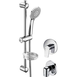 Душевой комплект Wasserkraft Dill 6151 смеситель + душевой гарнитур + шланговое подключение Душевой комплект Wasserkraft Dill 6151 смеситель + душевой гарнитур + шланговое подключение