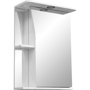 Зеркало-шкаф Stella Polar Волна Винчи R 50 с подсветкой Зеркало-шкаф Stella Polar Волна Винчи R 50 с подсветкой