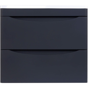 Тумба с раковиной Style Line Бергамо Мини 60 Люкс Plus подвесная, антискрейтч черная