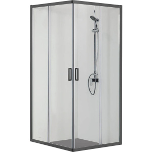 Душевой уголок Aquatek 90x90 AQ ARI KV 09020BL черный матовый