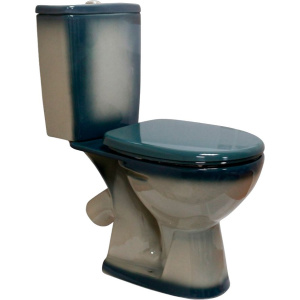 Унитаз-компакт Rosa Уют зеленый декор