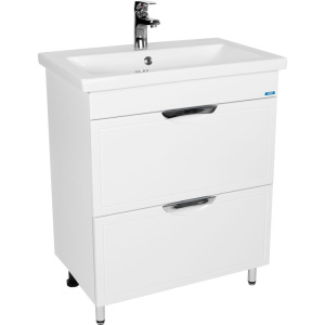 Тумба с раковиной VIANT Лима 70 напольная, 2 ящика