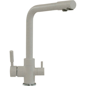 Смеситель для кухни Polygran Высокий Дуо 627499 серый