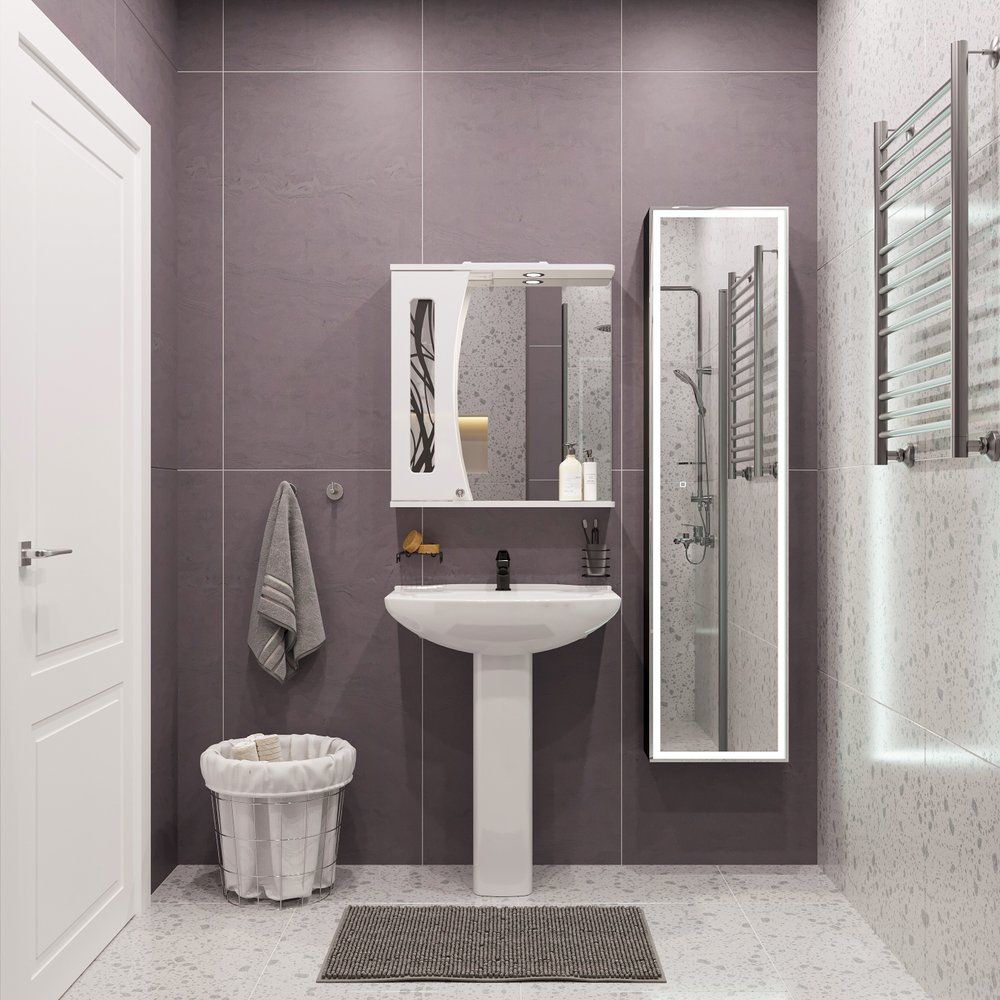 Комплект Раковина DIWO Дмитров 0113 , подвесная, фаянсовая, 70 см, белая + Сифон Wirquin Минор с отводом для стиральной машины + Пьедестал квадрат 0201 + Зеркало STWORKI Брамминг 70х90, черное Комплект Раковина DIWO Дмитров 0113 , подвесная, фаянсовая, 70 см, белая + Сифон Wirquin Минор с отводом для стиральной машины + Пьедестал квадрат 0201 + Зеркало STWORKI Брамминг 70х90, черное