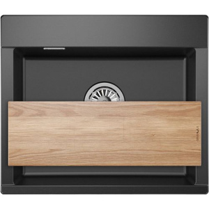 Мойка кухонная Granula Estetica 5804, шварц