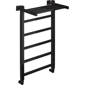 Полотенцесушитель водяной Comfysan Marte-K W-6 80х40 черный матовый