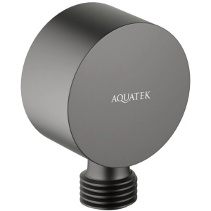 Шланговое подключение Aquatek AQ2457BGM оружейная сталь