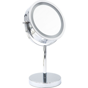 Косметическое зеркало Ridder Daisy О3111000 с подсветкой, двухстороннее, поворотное, хром