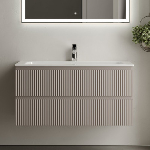 Тумба с раковиной Sancos Snob R 100 см, doha soft Тумба с раковиной Sancos Snob R 100 см, doha soft