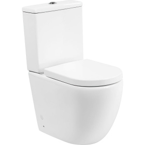 Унитаз-компакт BelBagno Amanda BB051CPR безободковый, крышка BB865SC с микролифтом, бачок BB051T
