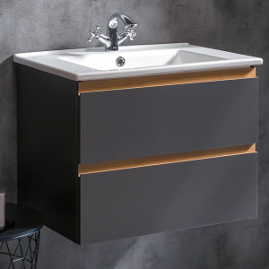 Тумба с раковиной Armadi Art Capolda 65 антрацит Тумба с раковиной Armadi Art Capolda 65 антрацит