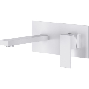 Смеситель для раковины D&K Bayern.Liszt DA1514408 С ВНУТРЕННЕЙ ЧАСТЬЮ, матовый белый