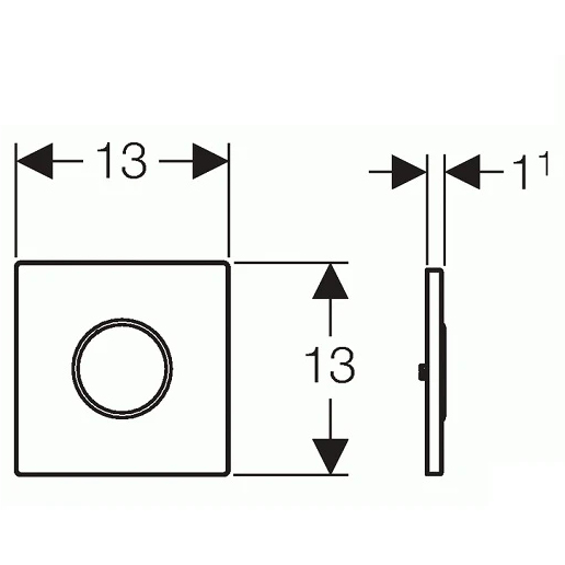 Купить Привод бесконтактного смыва Geberit HyTronic Sigma 10 116.035.SN.1 в Москве с доставкой Привод бесконтактного смыва Geberit HyTronic Sigma 10 116.035.SN.1
